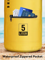 HEETA Waterproof Dry Bag with Front Zippered Pocket - Image 7
