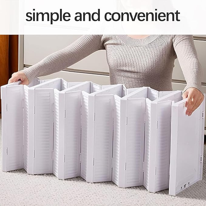 Shoe Organizer Foldable Shoe Rack, No Assembly Box Covered Shoe Storage - Image 4