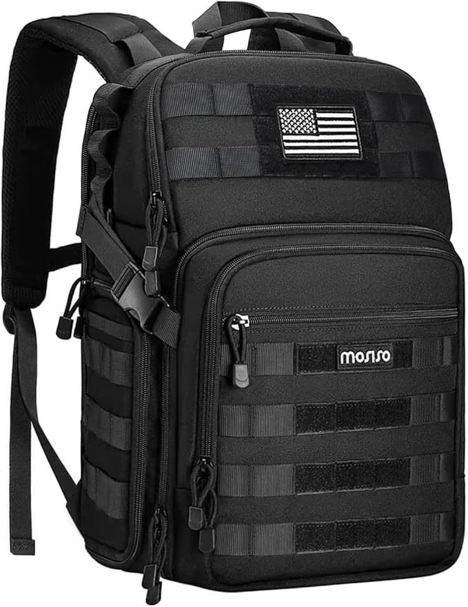 MOSISO Camera Backpack, DSLR/SLR/Mirrorless Tactical Camera Bag Case by MOSISO