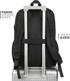 ZORFIN 36L Black Backpack for College, and Travel: Water Resistant Bookbag - Image 6