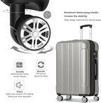 FOCHIER F Luggage Sets, Expandable 3 piece Hard Shell Luggage Set - Image 6