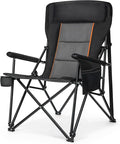 LET'S CAMP Oversized Camping Chairs 29.52" High Back Heavy Duty Lawn Chair by LETSCAMP