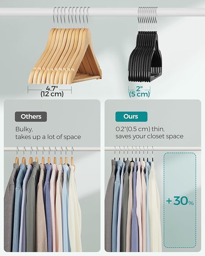 SONGMICS Clothes Hangers, Space-Saving - Image 5