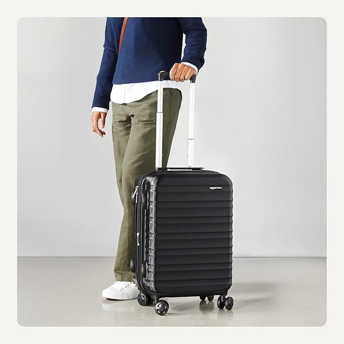 Amazon Basics 21" Hardside Carry-On Luggage, Hardshell Suitcase - Image 3