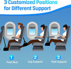 Airplane Foot Hammock for Plane Travel Essentials, Airplane Foot Rest - Image 6