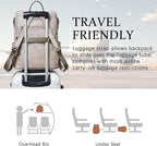 Shrrie Vegan Leather Laptop Backpack - Image 5