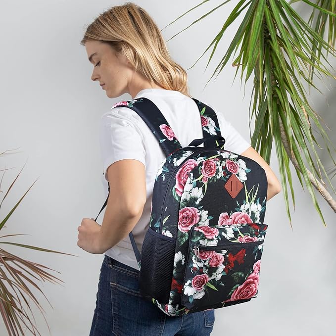 School Backpack, Casual Bookbag Women and Teen Girl Schoolbag - Image 2