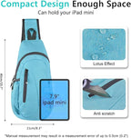 TITECOUGO Small Sling Bag, Lightweight Crossbody Backpack - Image 4
