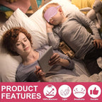 2Pack Silk Sleep Mask, IEKEODI Eye Mask - Image 6