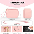 Relavel Mini Makeup Bag with Led Mirror, Small Cosmetic Bag with 3 Light Modes - Image 2