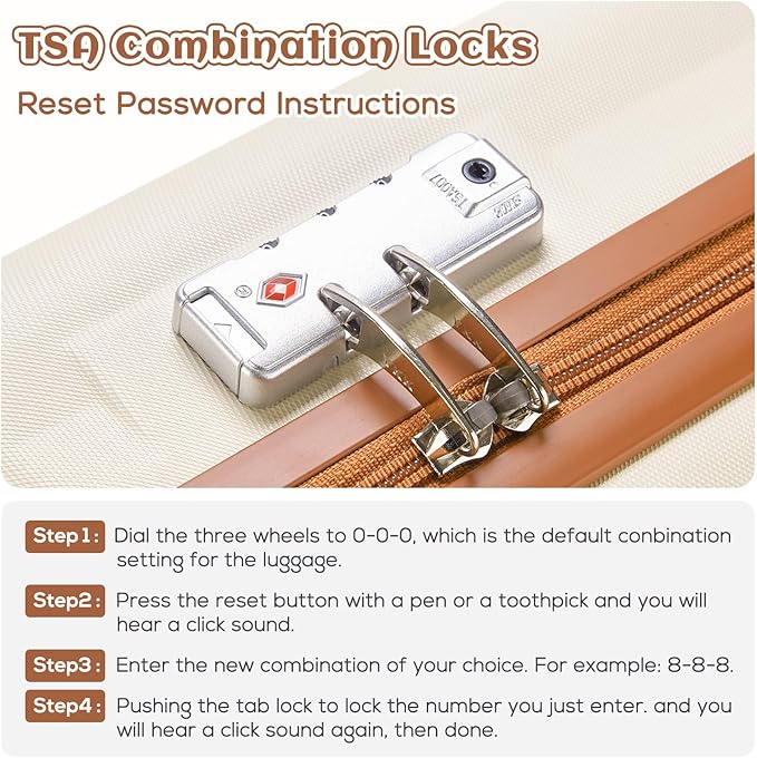 imiomo Luggage Sets 3 Piece, Expandable Hardside Suitcase Set - Image 4