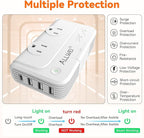 ALLWEI 220V to 110V Travel Voltage Converter us to Europe, Step Down Converter - Image 6