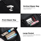 MOSISO Sling Backpack, Canvas Crossbody Hiking Daypack Bag - Image 4