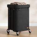 Laundry Basket with Wheels 150L/40Gal, Rolling Laundry Hamper with Steel Fram by Nunsino
