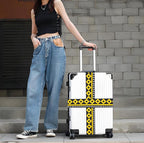 Geometric Arts Luggage Straps for Suitcases, Adjustable Luggage Travel Belt to - Image 5