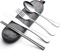 DEVICO Camping Utensils, Portable Travel Utensils by DEVICO