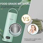Sekaer Travel Electric Tea Kettle Portable Small Mini Coffee Kettle, - Image 4