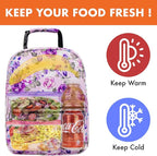 opux Lunch Box for Girls Boys Kids, Insulated Leakproof Lunch Bag, Reusable - Image 7