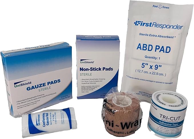 4-Shelf Restaurant Metal 1st Aid Cabinet Class A, Large Capacity First Aid Wall - Image 5