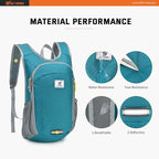 SKYSPER Small Daypack 10L Hiking Backpack Packable Lightweight Travel Day Pack - Image 4