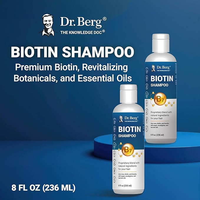 Dr. Berg Biotin Shampoo for Men & Women - Image 4