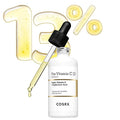 COSRX Pure Vitamin C 13% Serum (Renewal) with Vitamin E & Hyaluronic Acid, Korean Vitamin C Serum, Hydrating Facial Serum for Fine Lines, Uneven Skin Tone & Dull Skin, 0.67fl.oz, Korean Skin Care