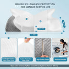 ZAMAT Adjustable Cervical Memory Foam Pillow, Odorless Neck Pillows - Image 6