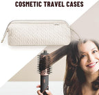 Shark Flex Style Case for Dyson Airwrap Hair Dryer Brush Revlon Hair Tools Travel Bag Carrying Case Flat Curling Iron Organizer (Beige)
