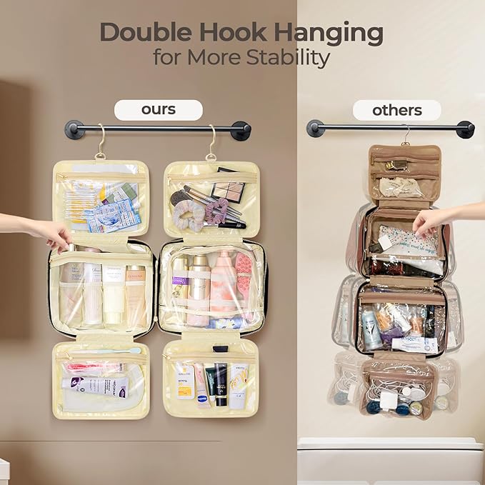 Hanging Travel Toiletry Bag for Women Detachable Toiletry Bag - Image 5