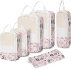 Narwey 6 Set Compression Packing Cubes by Narwey