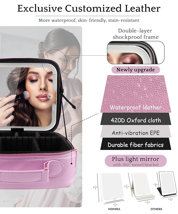 MOMIRA Travel Makeup Bag Cosmetic Bag - Image 2