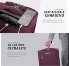 Verage Under Seat Luggage with Wheels，Softside Small Suitcase Spinner Carry On - Image 6