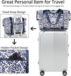 Large Capacity Foldable Travel Bag Expandable Portable Carry on Bag Dry&Wet - Image 3