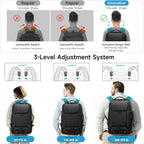 Carry On Backpack, 17.3" Travel Backpack - Image 2