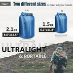 Frelaxy Waterproof Dry Bag 2 Pack/3 Pack, Lightweight Portable Dry Bags - Image 2