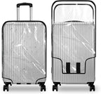 Clear PVC Luggage Cover, Waterproof Dustproof Anti-Scratch Suitcase Protector by ZOLLEFY
