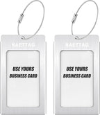 Luggage Tags Metal Suitcase Tags Travel Bag ID Identifier Luggage Tag - Image 2