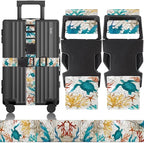 2 Pack Luggage Straps for Suitcases Adjustable Luggage Belt TSA Approved by Unknown
