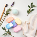 500 Sheets Colorful Disposable Soap Paper 5 Boxes Hand Cleaner Fragrance Mini - Image 5