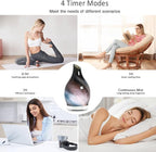Essential Oil Diffuser 120ML, Glass Aromatherapy Diffuser with 4 Timer Settings & 7 Color Changing Lights, Auto Shut-Off, Ultra Quiet Oil Diffuser for Home, Office, Yoga, Spa and Sleeping