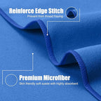Quick Dry Travel Towel, 3 Sizes 1 Pack Camping Microfiber Towel, Lightweight - Image 3