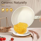 GiPP Ceramic Pots and Pans Set Non Stick, Nonstick Detachable Handle Cookware - Image 3