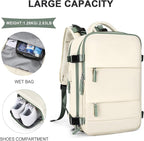 coowoz Large Travel Backpack for Women Men, Carry On Backpack Flight Approved - Image 4