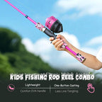 Kids Fishing Pole Set, Telescopic Fishing Rod Reel Combo Kids Starter Kit - Image 5