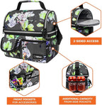 opux Lunch Bag Women Insulated, Adult Lunch Box Cooler, Flower Lunch Box - Image 6
