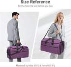 Large Garment Bag for Travel, Bukere Convertible Suit Travel Garment Duffel Bag - Image 7