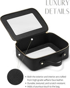 Popvibe Clear Makeup Bag Travel Cosmetic Case Transparent Toiletry Bag - Image 4