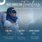 BCOZZY Travel Neck Pillow for Airplane – Patented Double Support for Head - Image 7