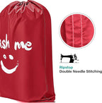 HOMEST 2 Pack XL Wash Me Travel Laundry Bag, Dirty Garments Organizer, Large - Image 2