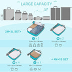 Compression Packing Cubes, Gonex Extensible Storage Mesh Bags Organizers - Image 4